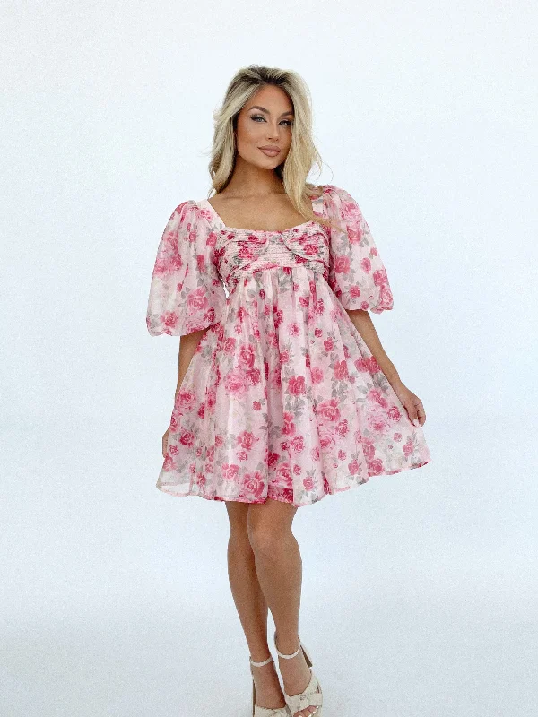 Champagne And Roses Dress