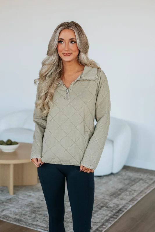 Brogan Quilted Pullover