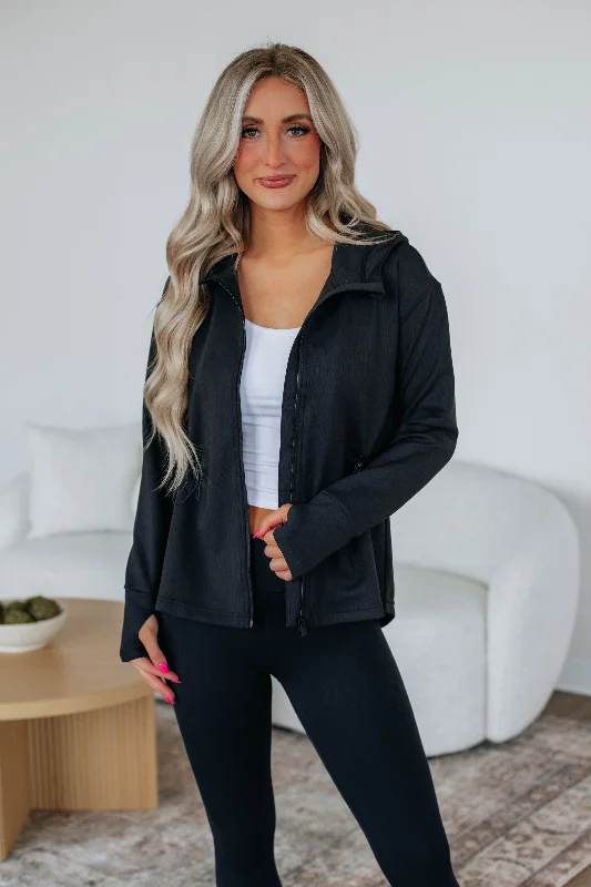 Cute & Casual Jacket - Black