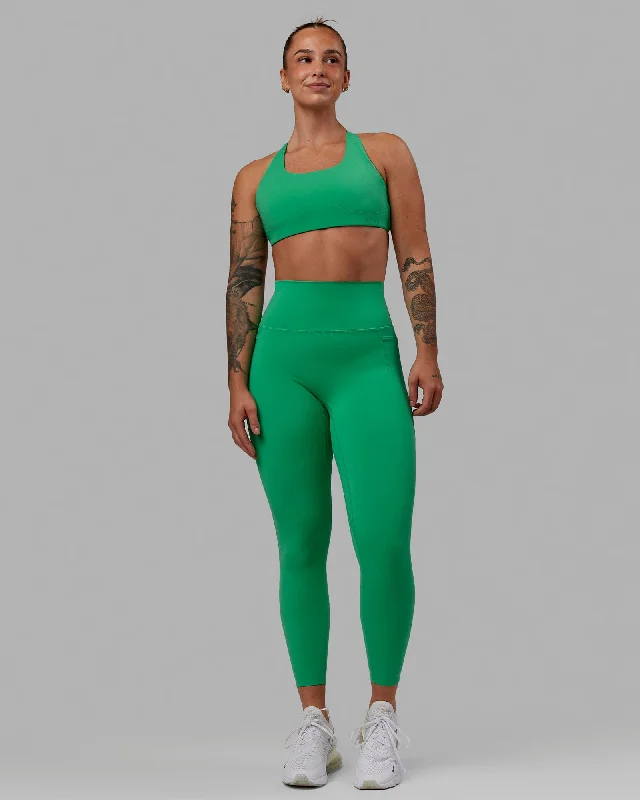 Elixir 7/8 Length Leggings With Pockets - Holly Green